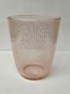 Blush water glass