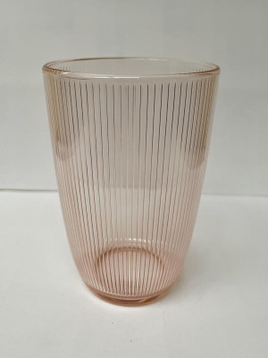 Blush water glass