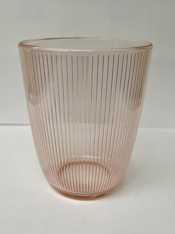 Blush water glass